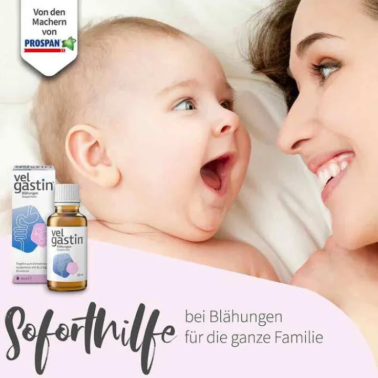 Velgastin® Suspension zum Einnehmen bei Blähungen , 50 ml