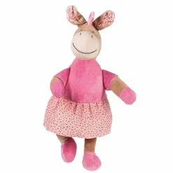 Velour-Pferd Diva rosa 0,8 l Wärmflasche mit Bezug, 1 St
