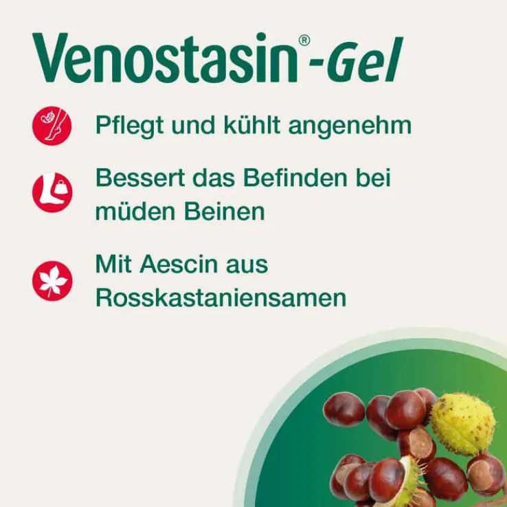 Venostasin®-Gel Aescin belebt müde Beine & kühlt, 100 g