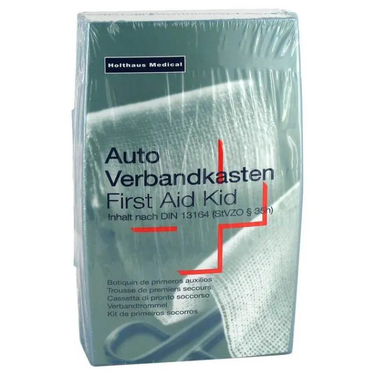 Verbandkasten Kfz Silber DIN 13164, 1 St