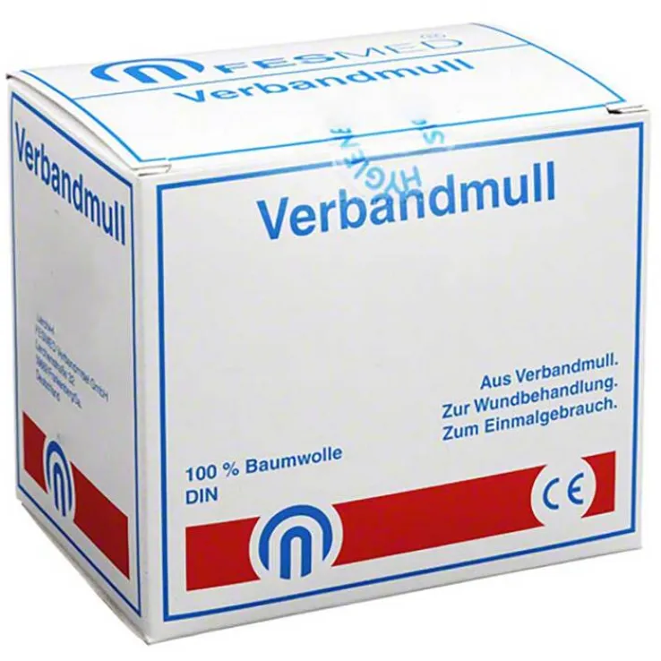 Verbandmull BW 5x0,80m unste, 1 St