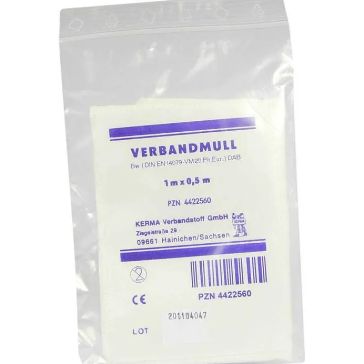 Verbandmull 0,5x1m unsteril, 1 St