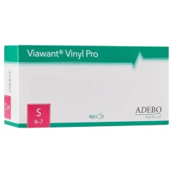 Viawant Handschuhe Vinyl Pro puderfrei Größe S, 100 St