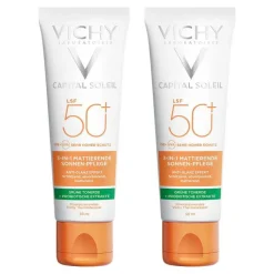 Vichy Capital Soleil matt.Sonnenpflege Cre.LSF 50 +, 2x50 ml