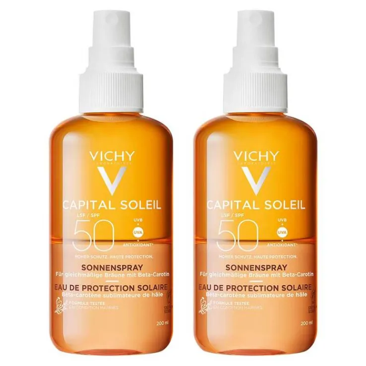 Vichy Capital Soleil Sonnenspray braun LSF 50 , 2x200 ml