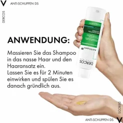 Vichy Dercos Anti-Schuppen Shampoo fettige Kopfhaut, 200 ml
