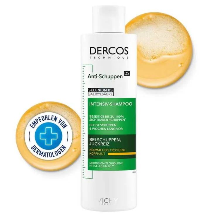 Vichy Dercos Anti-Schuppen Shampoo trockene Kopfhaut, 200 ml