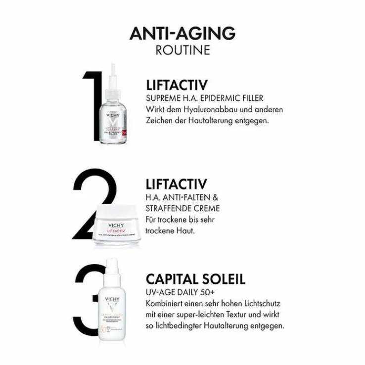 Vichy Liftactiv Supreme Tagespflege für trockene Haut, 50 ml