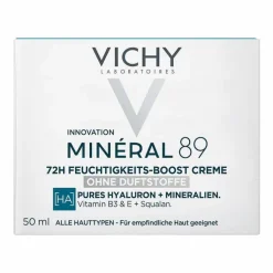 Vichy Mineral 89 Creme ohne Duftstoffe, 50 ml