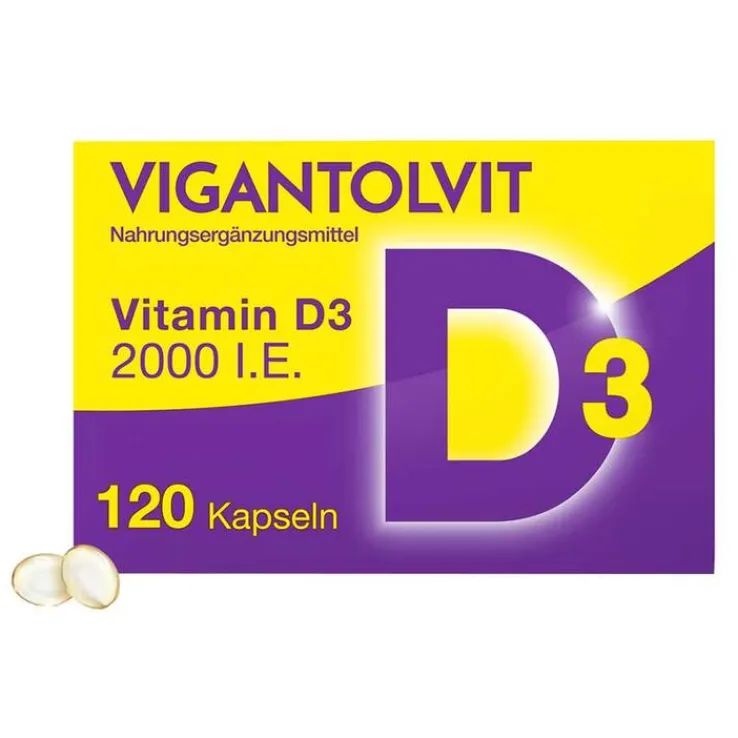 Vigantolvit 2000 I.E. Vitamin D3 Weichkapseln, 120 St