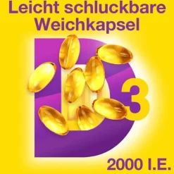 Vigantolvit 2000 I.E. Vitamin D3 Weichkapseln, 120 St