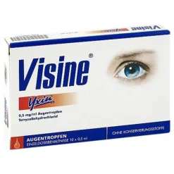Visine® Yxin® Augentropfen in Einzeldosispipetten, 10X0.5 ml