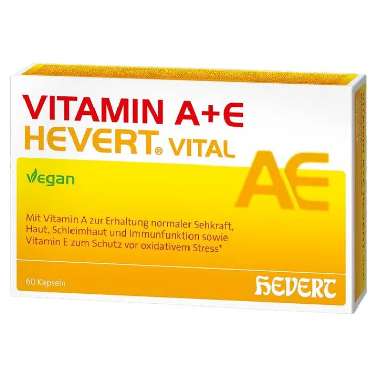 Vitamin A + E Hevert Vital Kapseln, 60 St