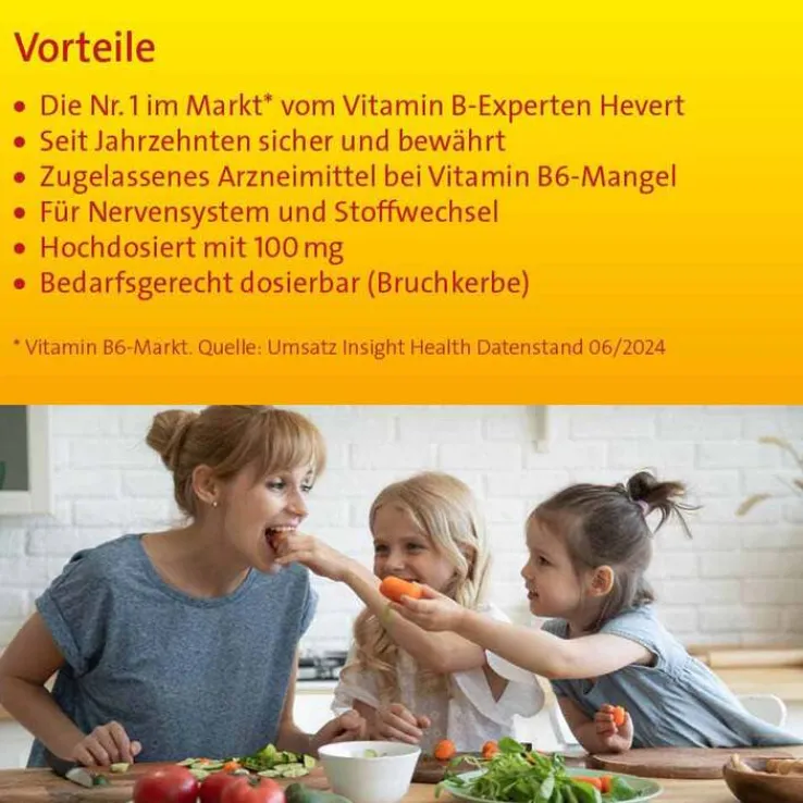 Vitamin B6 Hevert Tabletten, 100 St