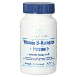 Vitamin B Komplex + Folsäure Junek Kapseln, 90 St