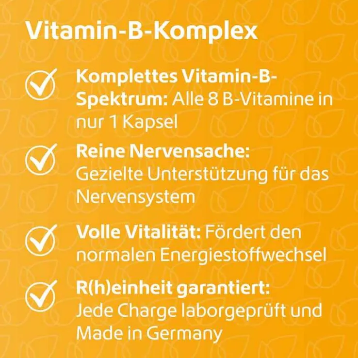 Vitamin B Komplex Kapseln, 120 St