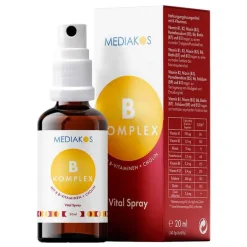 Vitamin B Komplex Mediakos Vital Spray vegan, 20 ml