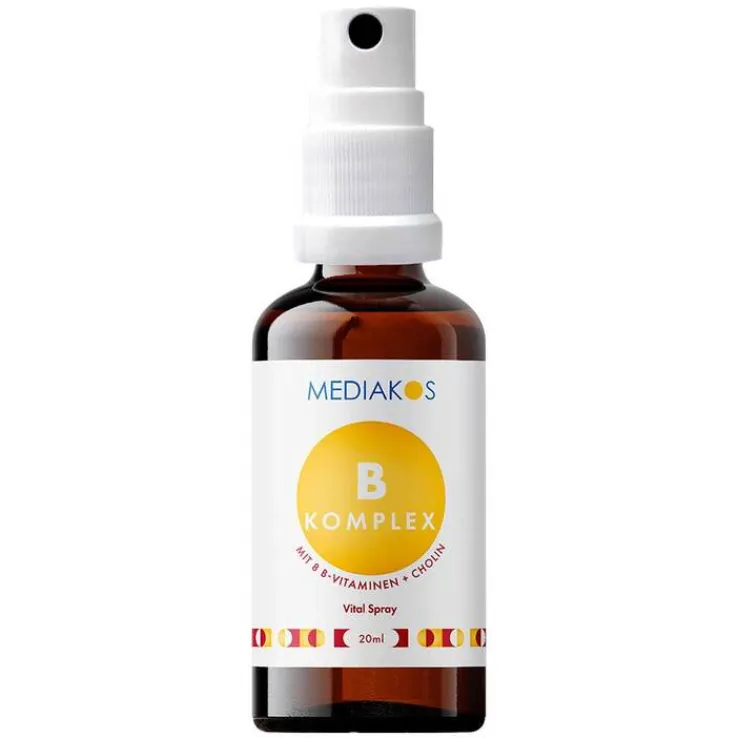 Vitamin B Komplex Mediakos Vital Spray vegan, 20 ml