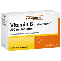 Vitamin B1 ratiopharm 200 mg Tabletten, 100 St