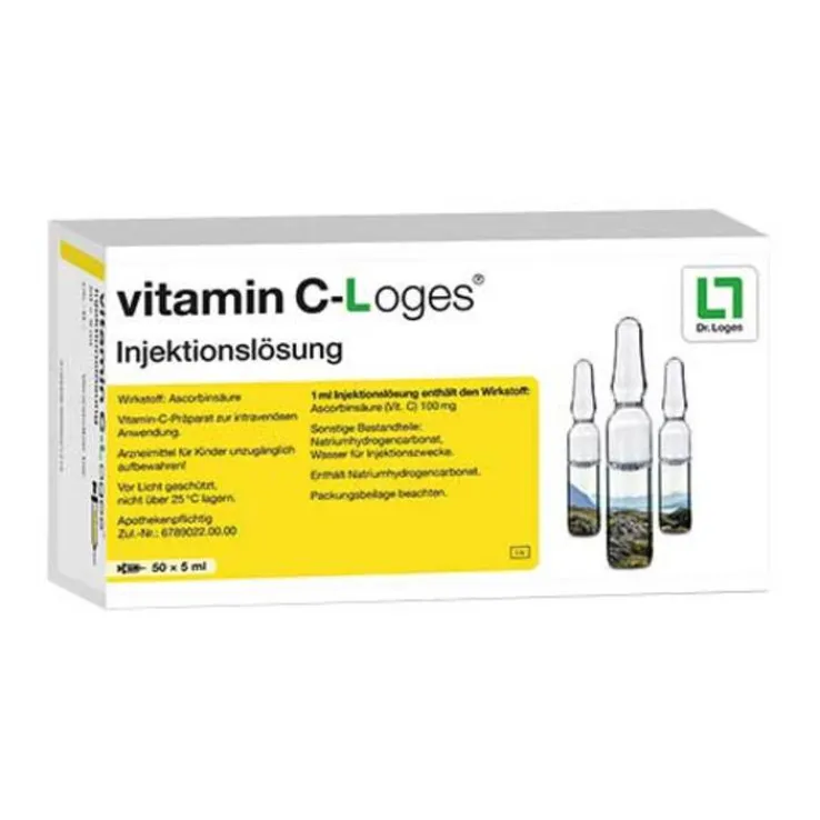vitamin C-Loges® Injektionslösung, 50X5 ml