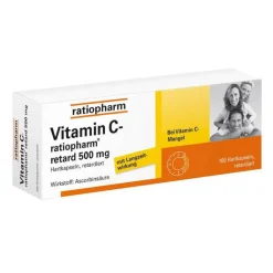 Vitamin C-ratiopharm® retard 500 mg Kapseln, 100 St