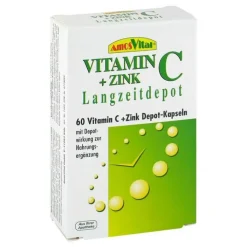 Vitamin C + Zink Langzeitdepot Kapseln, 60 St