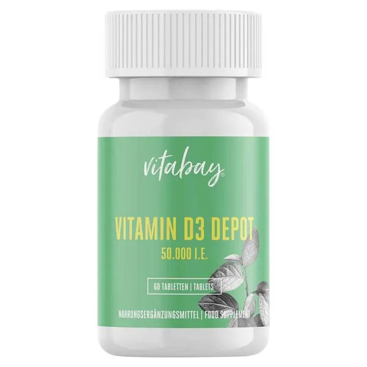 Vitamin D3 Depot 50.000 I.E. Cholecalciferol Tabletten , 60 St