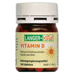 Vitamin D 12,5 µg 500 I.E. Tabletten, 180 St