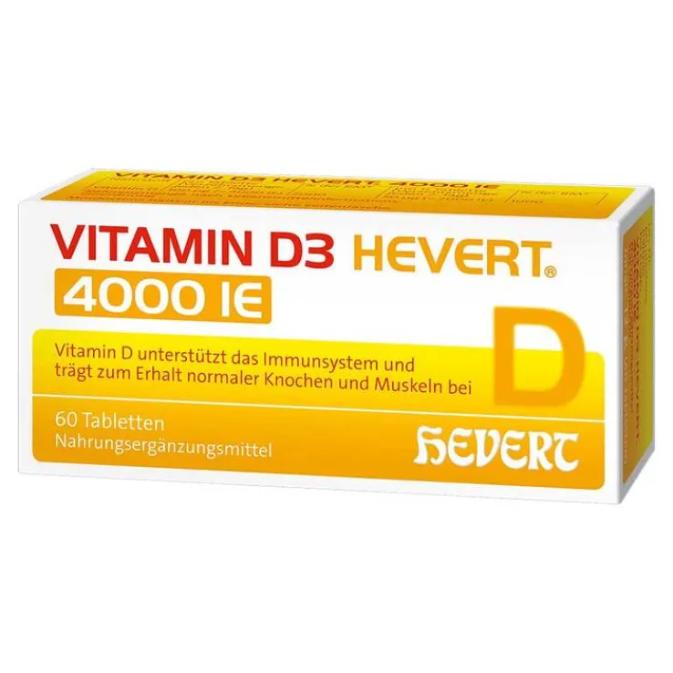 Vitamin D3 Hevert 4.000 I.E. Tabletten, 60 St