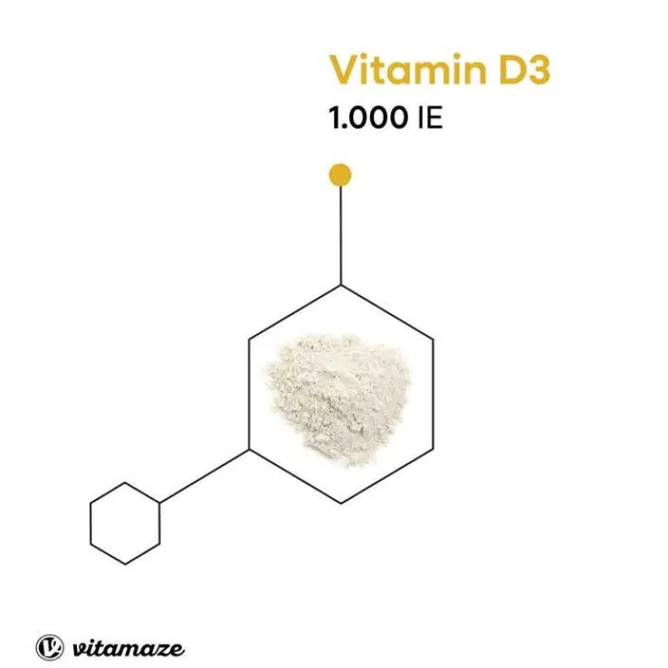 Vitamin D3 1.000 I.E. daily vegetarisch Tabletten, 200 St