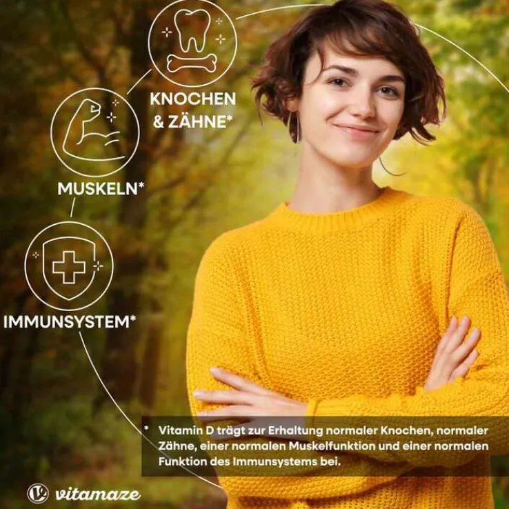 Vitamin D3 1.000 I.E. daily vegetarisch Tabletten, 200 St