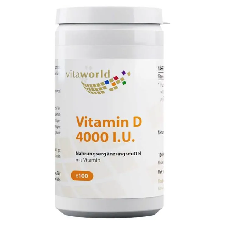 Vitamin D3 4000 I.E. Kapseln, 100 St