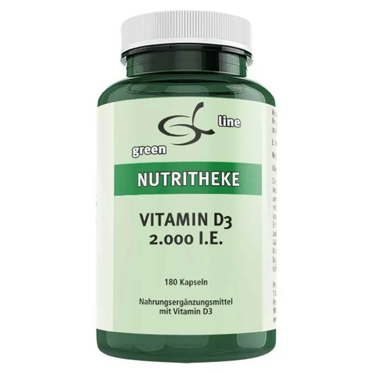 Vitamin D3 2.000 I.E. Kapseln, 180 St