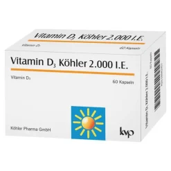 Vitamin D3 Köhler 2000 IE Kapseln, 60 St