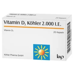 Vitamin D3 Köhler 2000 IE Kapseln, 20 St