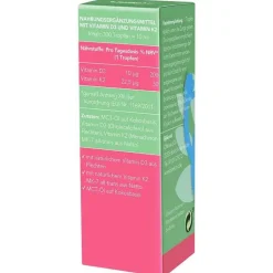 Vitamin D3 + K2 Kinder Tropfen, 10 ml