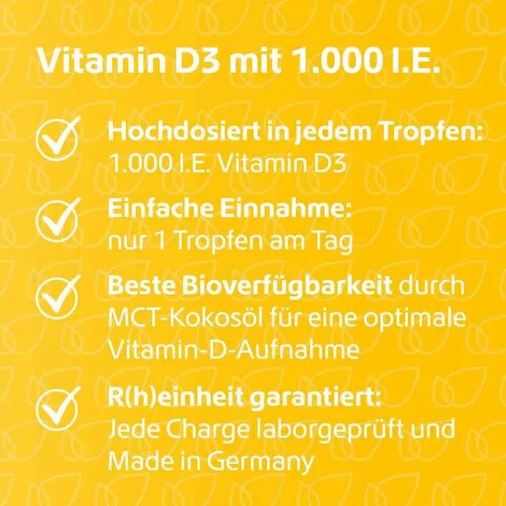 Vitamin D3 Tropfen 1.000 I.E., 50 ml