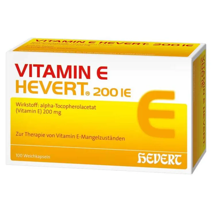 Vitamin E Hevert 200 I.E. Weichkapseln, 100 St
