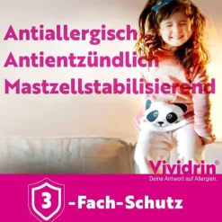 Vividrin® Azelastin Augentropfen Akuthilfe bei Heuschnupfen und Allergien, 6 ml