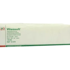 Vliwasoft Vlieskompressen 5x5cm 6-lagig unsteril, 100 St