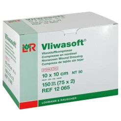 Vliwasoft Vlieskompressen 10x10cm 4-lagig steril, 150 St