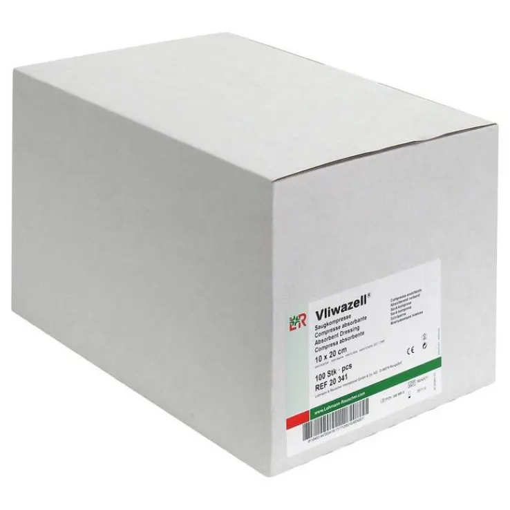 Vliwazell Kompressen 10x20cm, 100 St