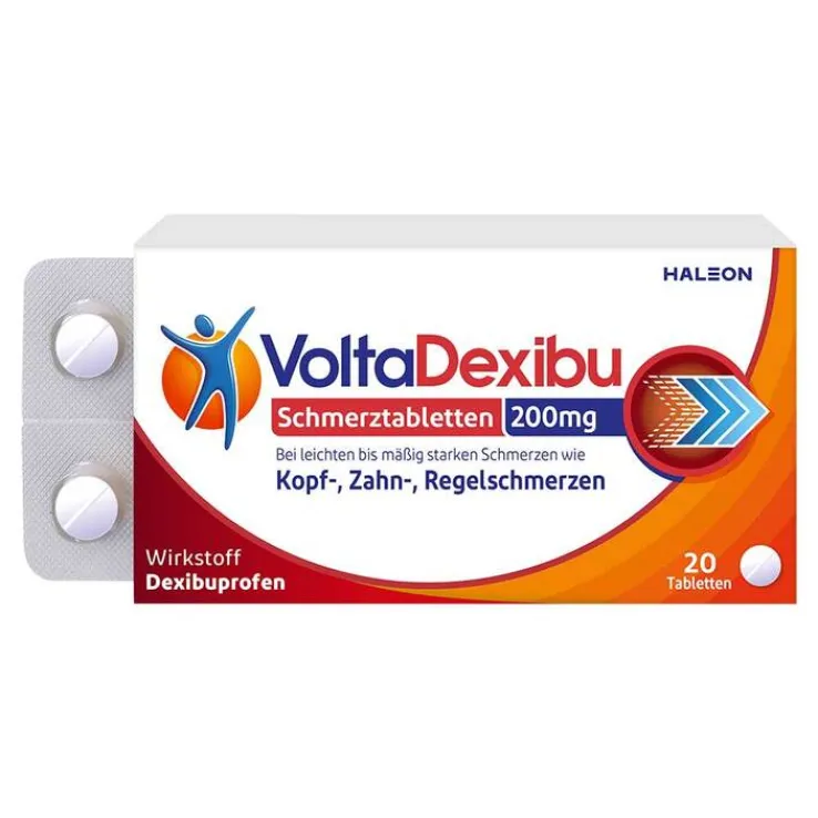 VoltaDexibu Schmerztabletten 200 mg Filmtabletten, 20 St