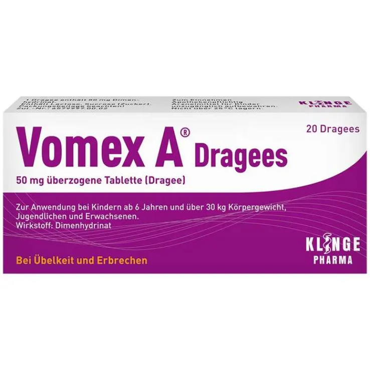 Vomex A® Dragees 50 mg, 20 St