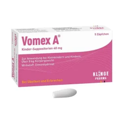 Vomex A® Kinder-Suppositorien 40 mg, 5 St