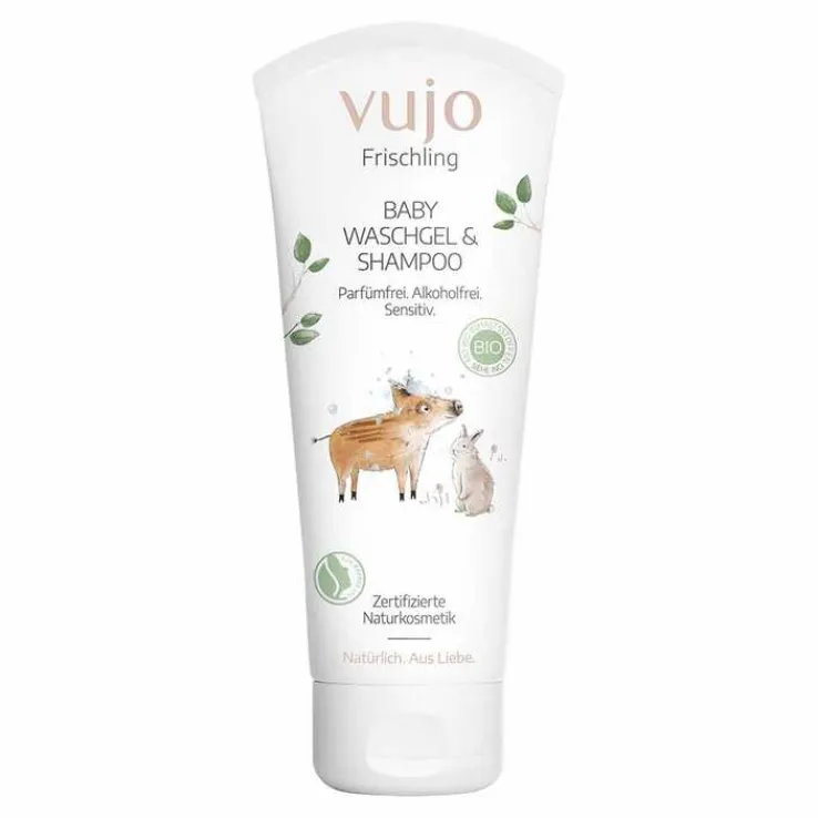 Vujo Frischling Baby Shampoo & Waschgel, 200 ml