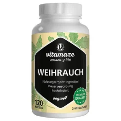 Weihrauch 900 mg hochdosiert vegan Kapseln, 120 St