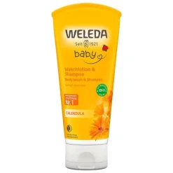Weleda Calendula Waschlotion & Shampoo, 200 ml