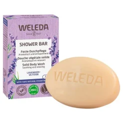 Weleda feste Duschpflege Lavender + Vetiver, 75 g