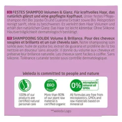 Weleda festes Shampoo Volumen & Glanz, 50 g